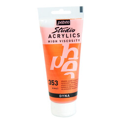 PEBEO Acrylique Fine Studio Acrylics 100 Ml Orange Jaune Iridescent