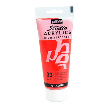 PEBEO Acrylique Fine Studio Acrylics 100 Ml Rouge Cadmium Imitation