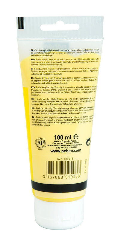 PEBEO Studio Acrylic 100ML Azo Light Yellow