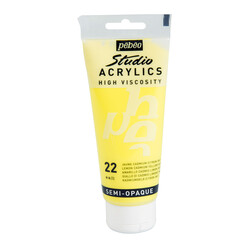 PEBEO Acrylique Fine Studio Acrylics 100 Ml Jaune Cadmium Citron Imitation