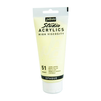 PEBEO Acrylique Fine Studio Acrylics 100 Ml Jaune Lumiere