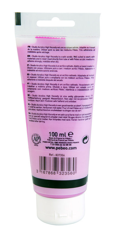 PEBEO Acrylique Fine Studio Acrylics 100 Ml Violet Bleu Iridescent