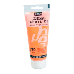 PEBEO Acrylique Fine Studio Acrylics 100 Ml Orange Fluorescent