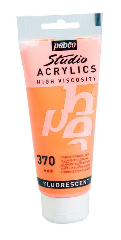 PEBEO Acrylique Fine Studio Acrylics 100 Ml Orange Fluorescent