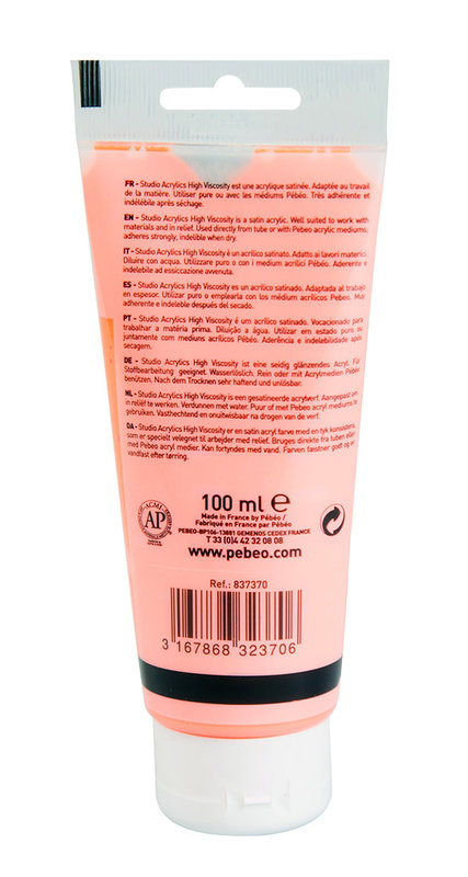 PEBEO Acrylique Fine Studio Acrylics 100 Ml Orange Fluorescent