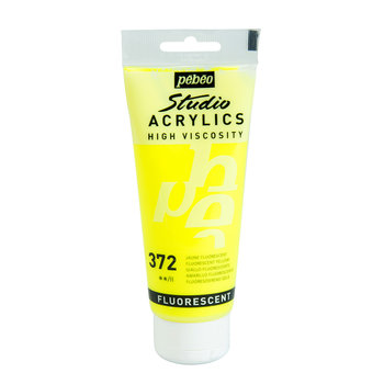 PEBEO Acrylique Fine Studio Acrylics 100 Ml Jaune Fluorescent