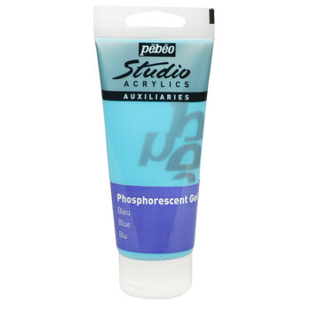 PEBEO Studio Acrylics 100 Ml Gel Phosphorescent Bleu