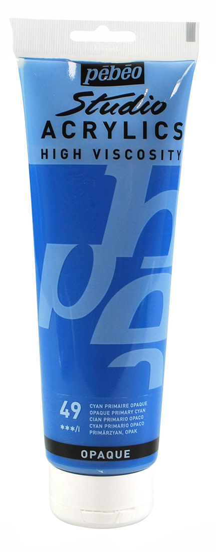PEBEO Studio Acrylique 250ml Cyan Primaire