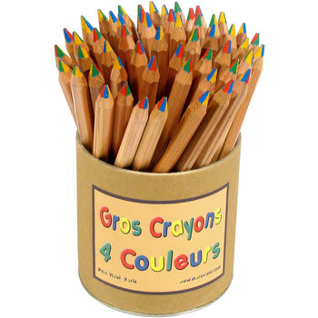 MARC VIDAL Gros Crayons 4 Couleurs