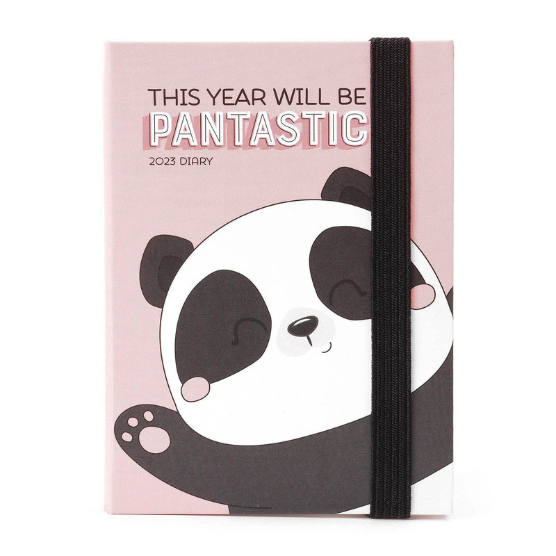 LEGAMI Agenda civil 2023 semainier horizontal 8x11cm - Panda