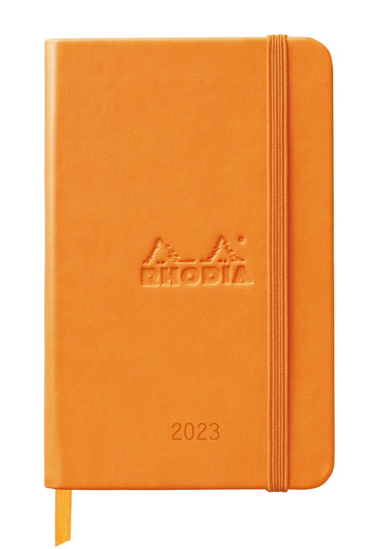 RHODIA Agenda civil 2023 semainier 10,5x14,8cm Orange