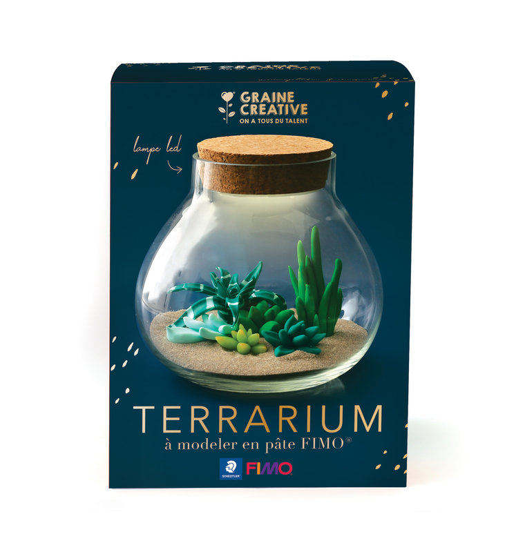 GRAINE CREATIVE Kit Fimo Terrarium