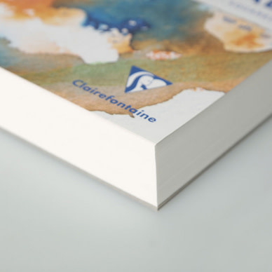 CLAIREFONTAINE Aquapad bloc collé A4 50F 300g
