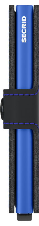 SECRID Miniwallet Matte Black & Blue
