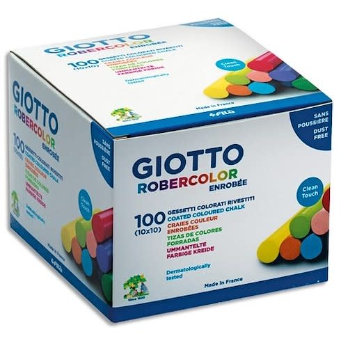 craie en couleurs Giotto Robercolor - Boîte de 100