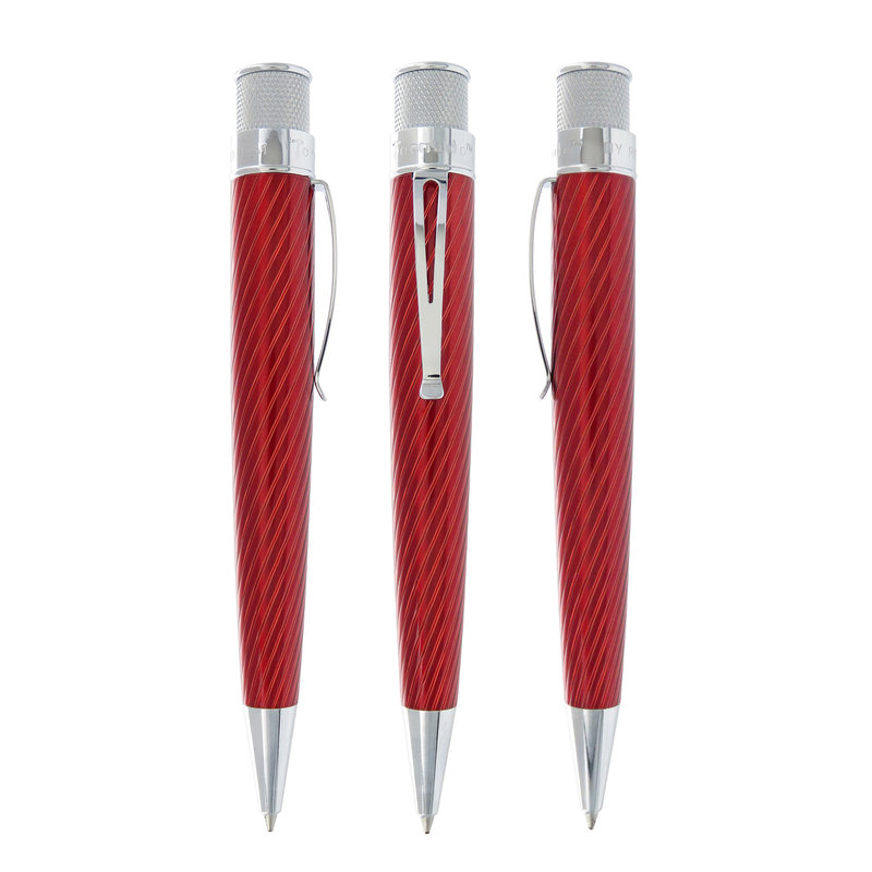 RETRO 51 Stylo Roller Tornado Big Shot Hawthorn Red