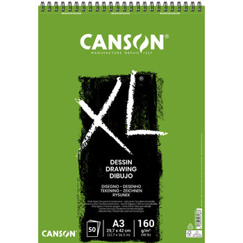 CANSON Al Spirale 50Fl Xl® Dessin A3 160G