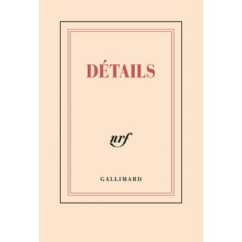 GALLIMARD Carnet Poche Ligne "Détails"