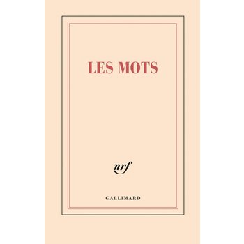 GALLIMARD Carnet Ligne "Les Mots"