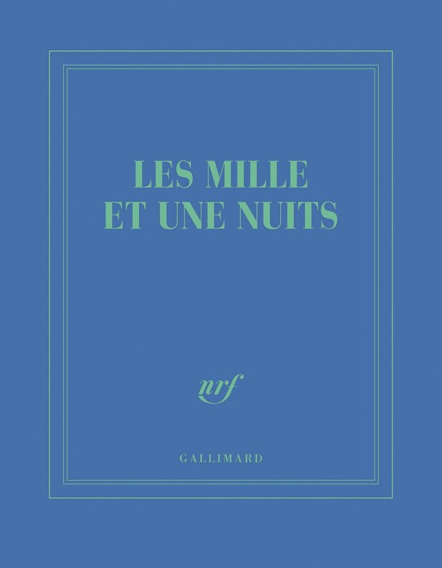 GALLIMARD Carnet Carre Bleu "Les Milles Et Une Nuits"