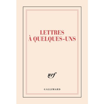 GALLIMARD Etui 15 Cartes "Lettres À Quelques-Uns"