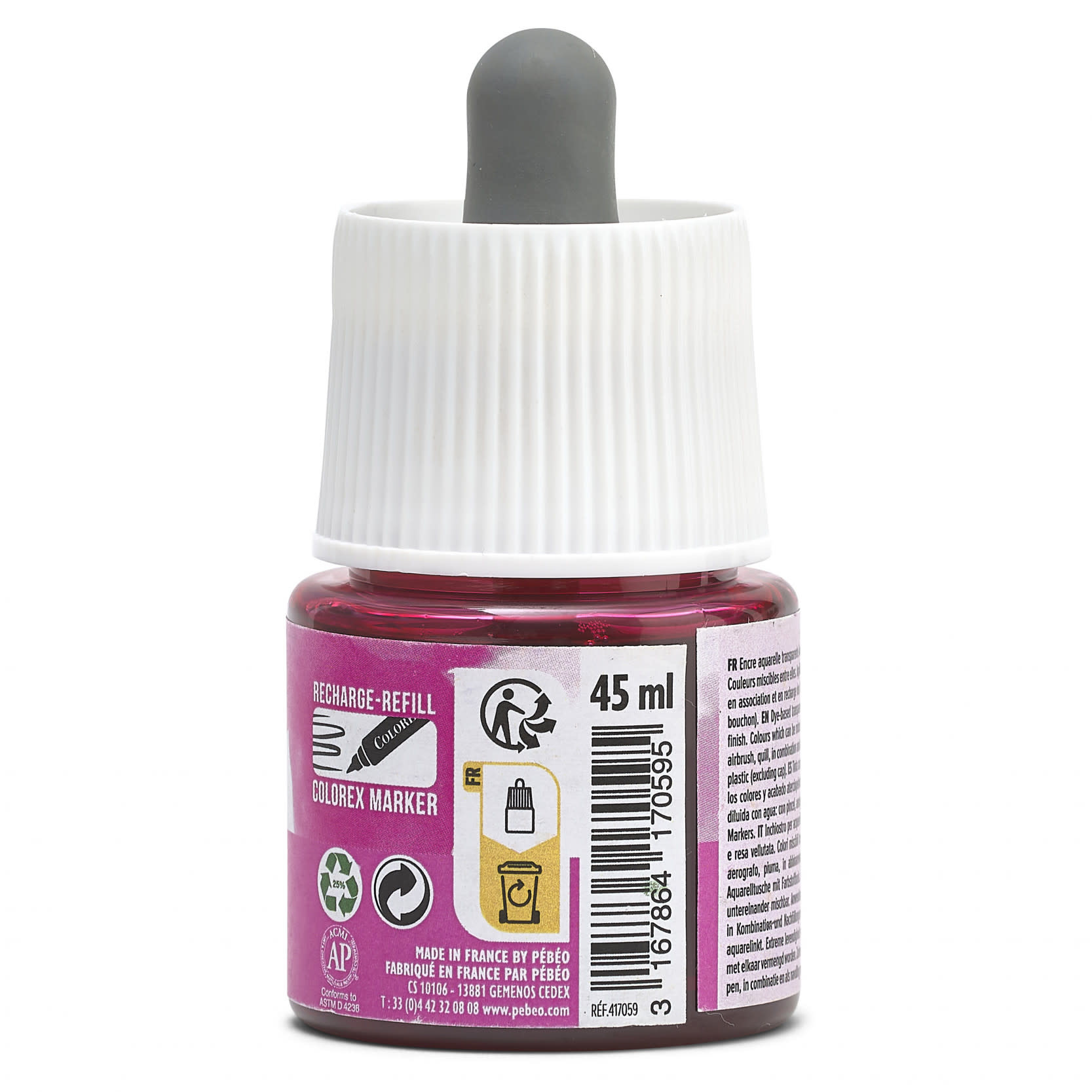 PEBEO Colorex 45Ml Rose Fluorescent