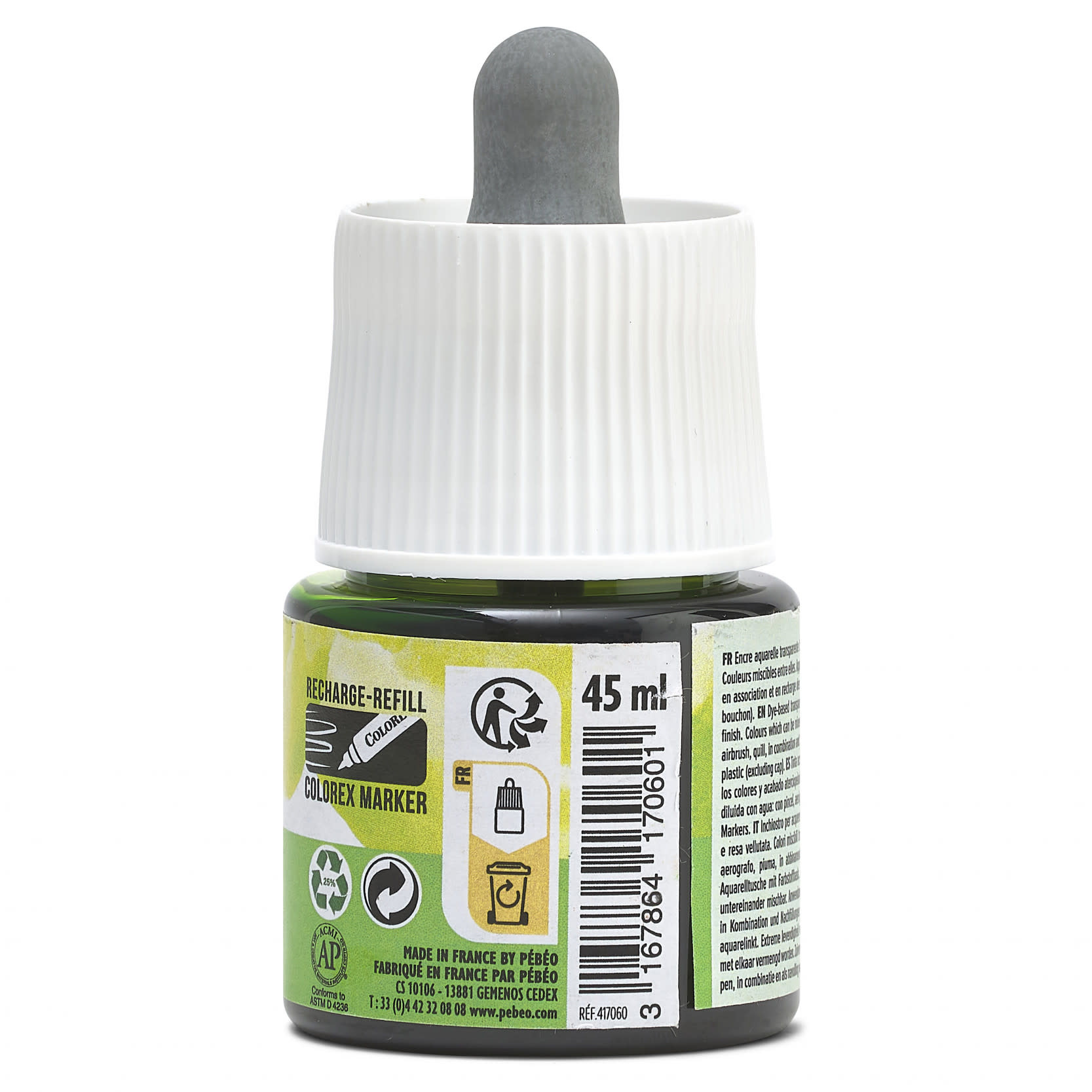 PEBEO Colorex 45Ml Vert Fluorescent
