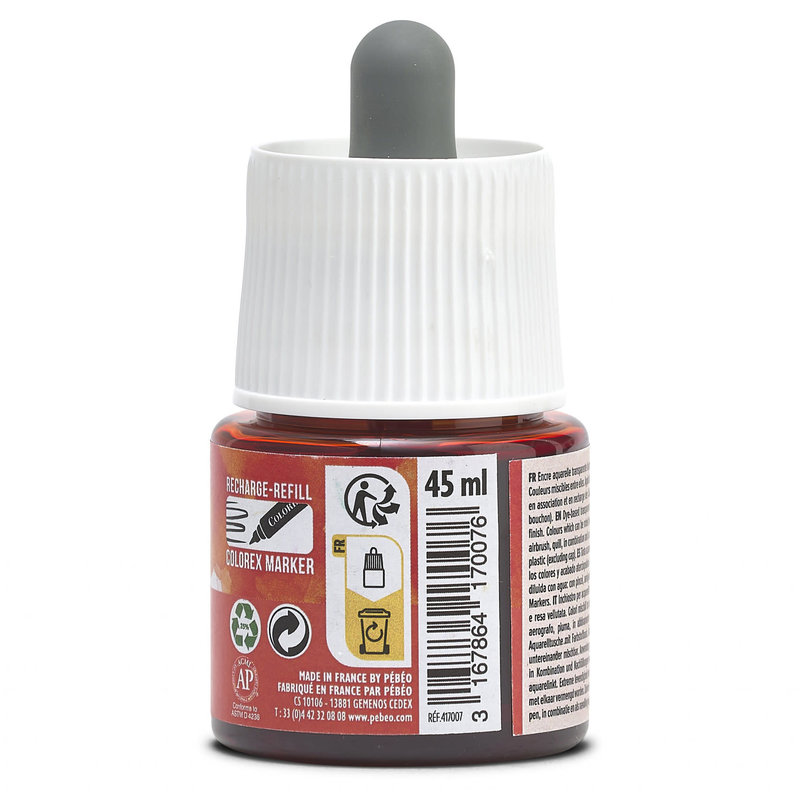 PEBEO Colorex Watercolor Ink 45Ml Vermilion