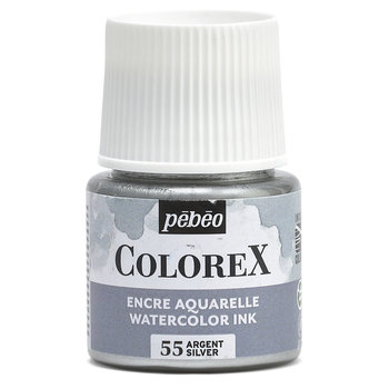 PEBEO Colorex Watercolor Ink 45Ml Silver