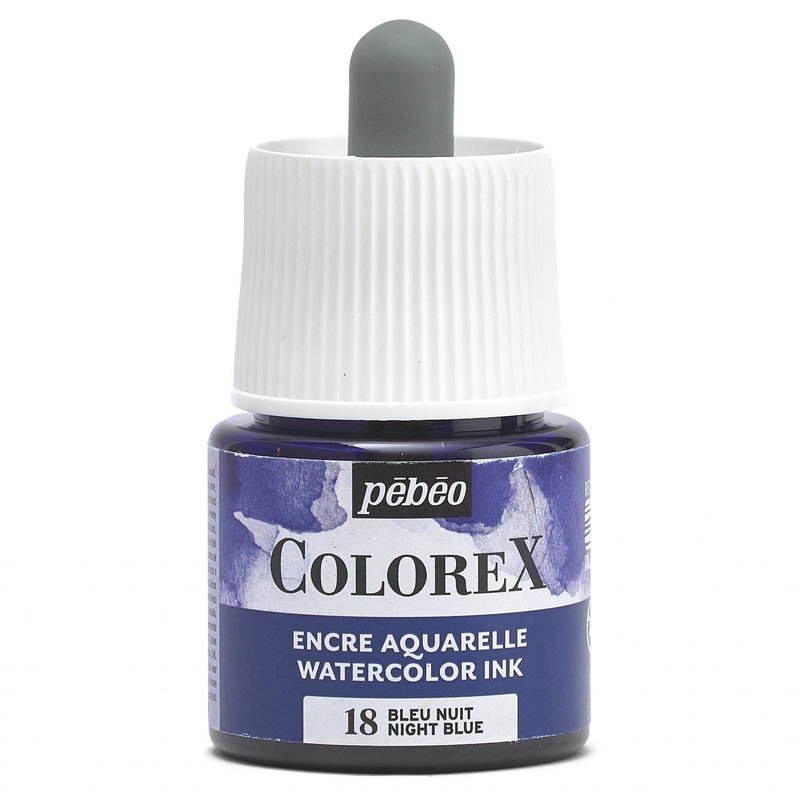 PEBEO Colorex Watercolor Ink 45Ml Midnight Blue