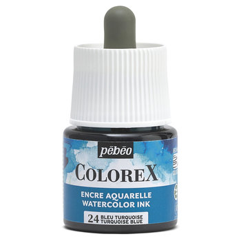 PEBEO Colorex Watercolor Ink 45Ml Turquoise Blue