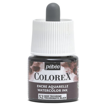 PEBEO Colorex Watercolor Ink 45Ml Black Trichrome