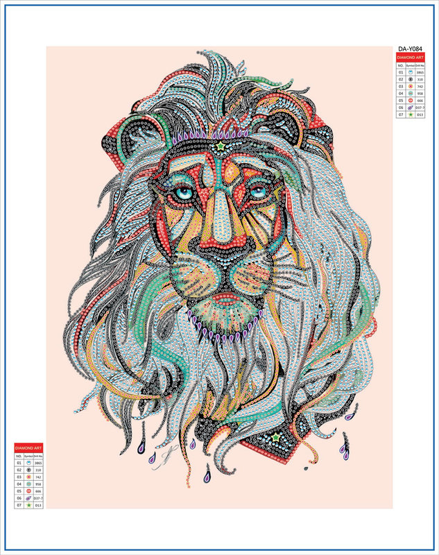 GRAINE CREATIVE Diamond Painting Lion