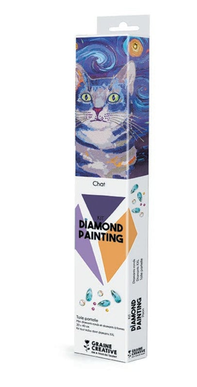 GRAINE CREATIVE Diamond Painting Cat