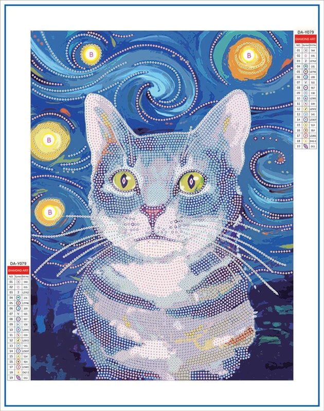 GRAINE CREATIVE Diamond Painting Cat