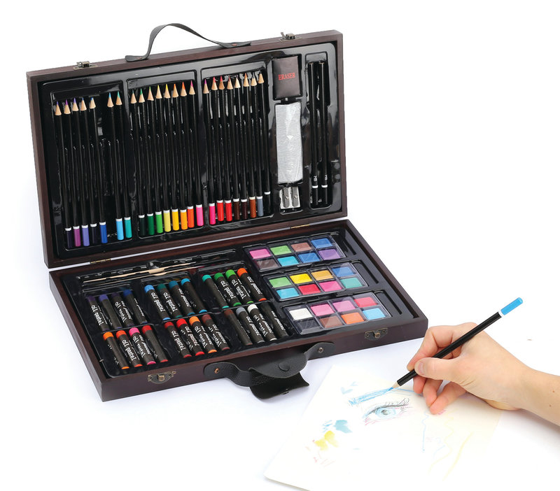 GRAINE CREATIVE Boite Crayons 80 Pcs