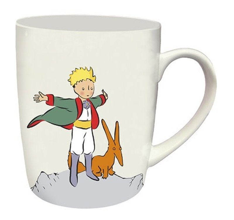 KIUB Mug arrondi 340 ML + Boite ouverte Le Petit Prince et le Renard