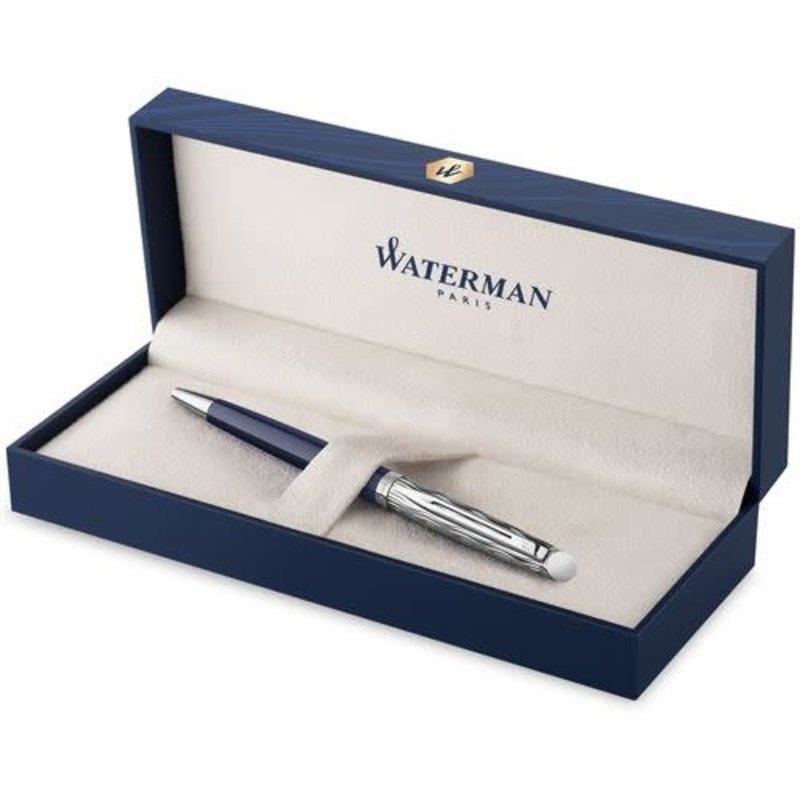 WATERMAN Stylo Bille M Hémisphère l'Essence du bleu Finition Chrome
