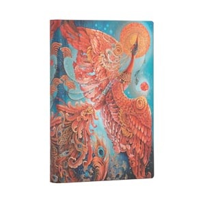 PAPERBLANKS Carnets Flexis à couverture souple Oiseau de Feu Mini Ligné