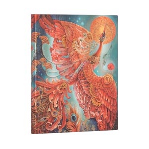 PAPERBLANKS Carnets Flexis à couverture souple Oiseau de Feu Ultra Ligné