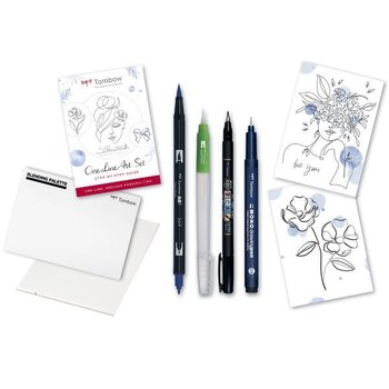 TOMBOW Tombow Kit  "One Line Art" 9 pièces