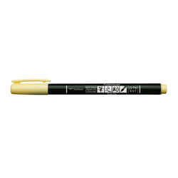 TOMBOW Feutre Brush Fudenosuke Pastel Jaune Pale