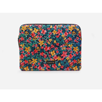 CASYX Pochette ordinateur 13' et 14' Flowers Dark