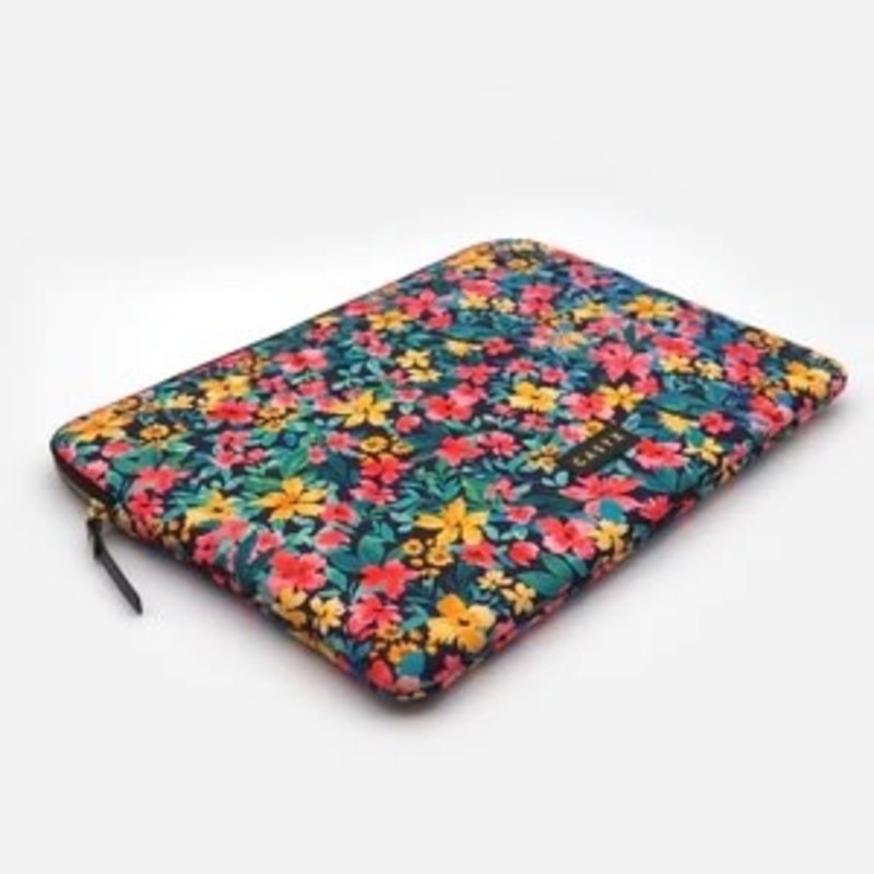 CASYX Pochette ordinateur 13' et 14' Flowers Dark