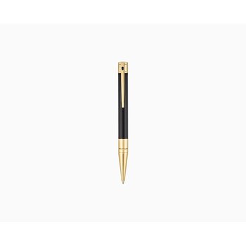 DUPONT S.T Stylo bille D-Initial noir doré