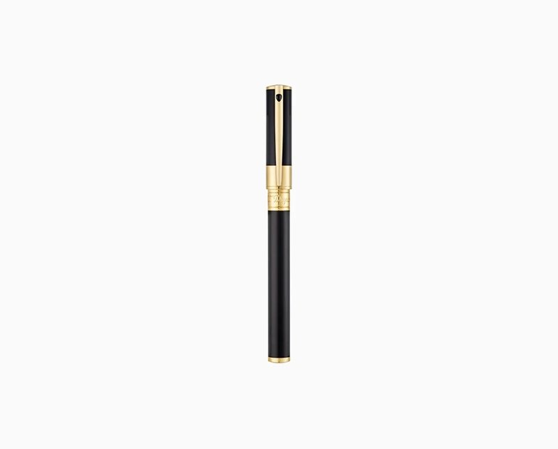 DUPONT S.T Stylo roller D-Initial noir et doré