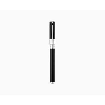 DUPONT S.T Stylo roller D-Initial noir et chromé