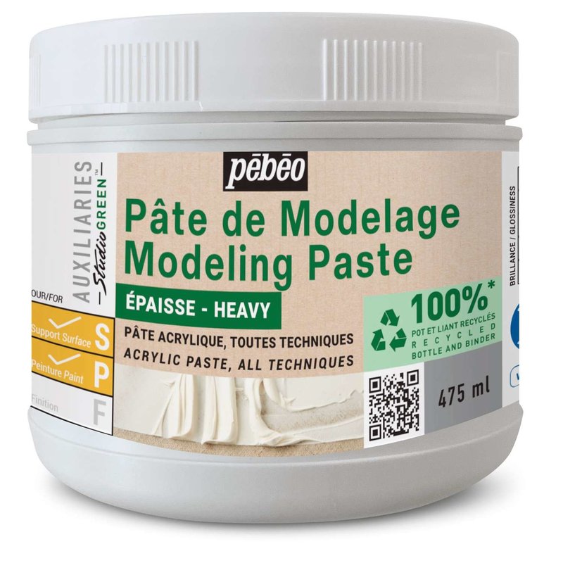 PEBEO Pâte de modelage épaisse Studio Green 475ML