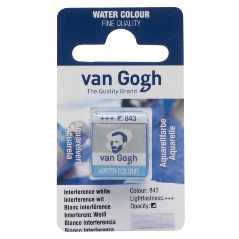 VAN GOGH Peinture aquarelle Godet Blanc Interférence 843