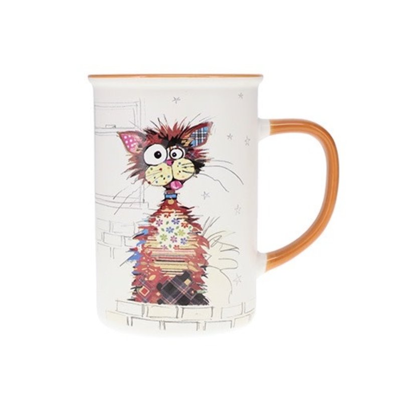 KIUB Mug Timbale Droit L 360 Ml Kook Chat Ziggy